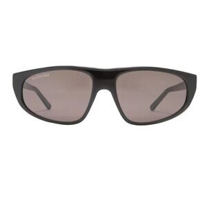 Balenciaga 60mm Rectangular Sunglasses black